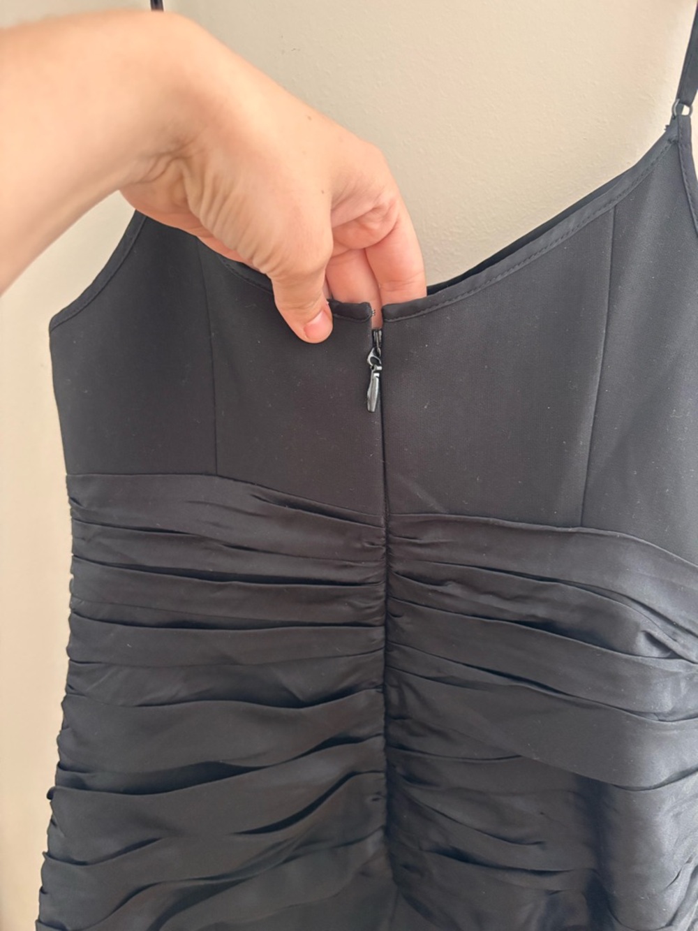 NWT cinq a sept | Anselle Silk Trim Mini Dress in black (sold out style/color) - Picture 13 of 14